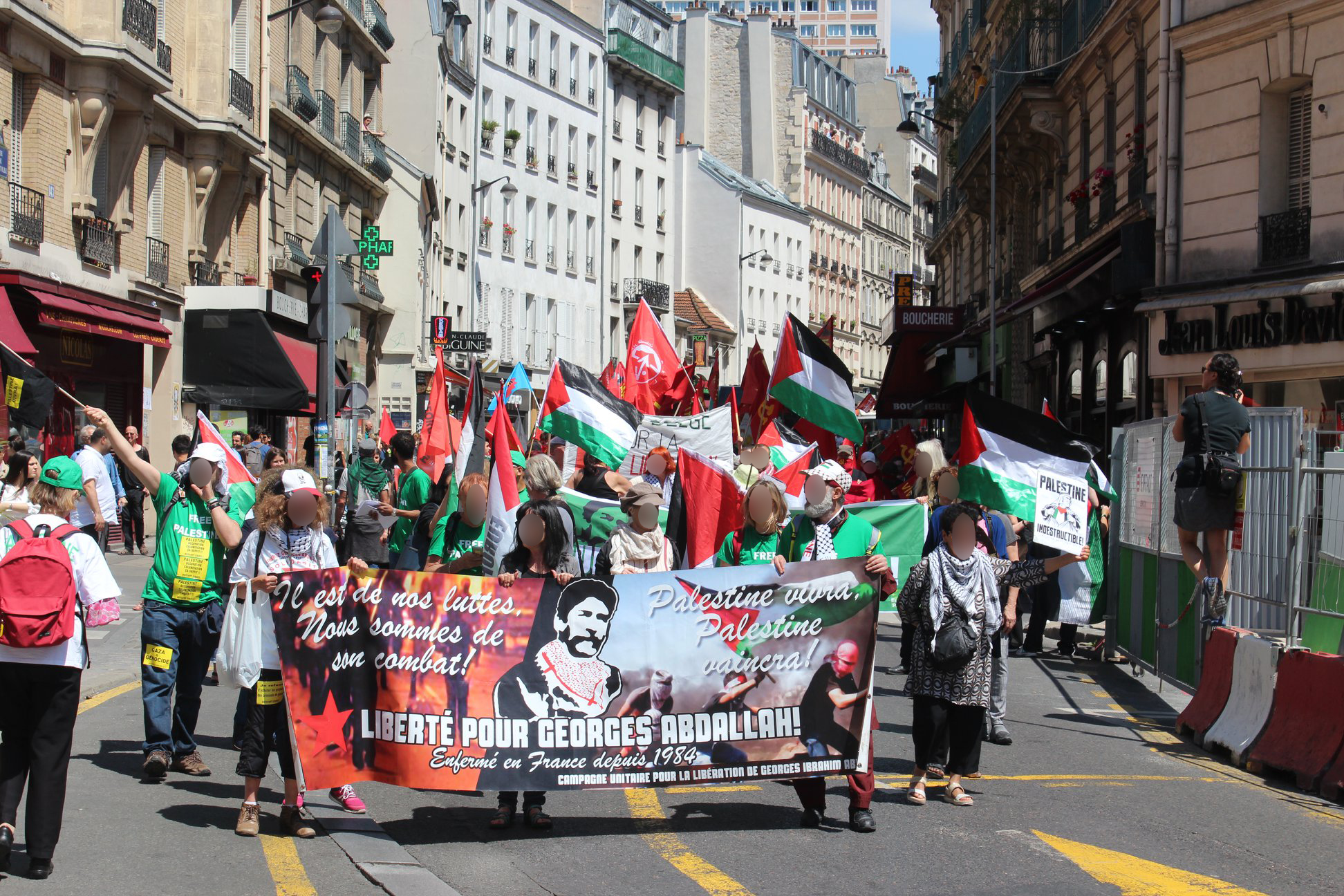 Déclaration de Georges Abdallah pour la manifestation du 22 juin à Paris